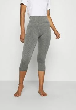 MAGIC Bodyfashion LOUNGE CROPPED PANTS - Pyjama Bottoms - Heather Grey