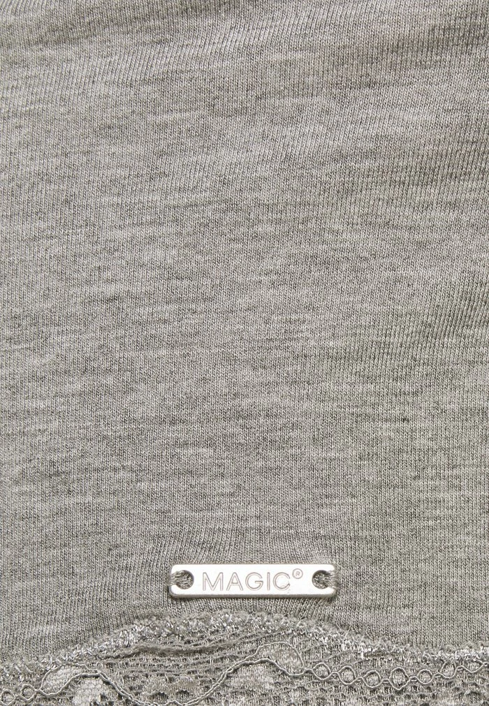 COZY CROP - Pyjama top - heather grey