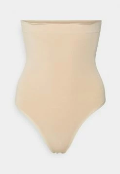 MAGIC Bodyfashion HIGH WAIST COMFORT THONG - Thong - Latte