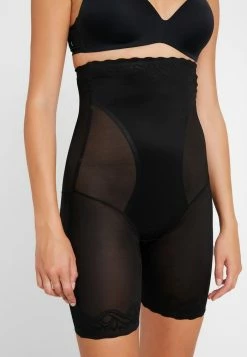 MAGIC Bodyfashion DSIRED SCALLOP SHEER HIGH BERMUDA - Shapewear - Black
