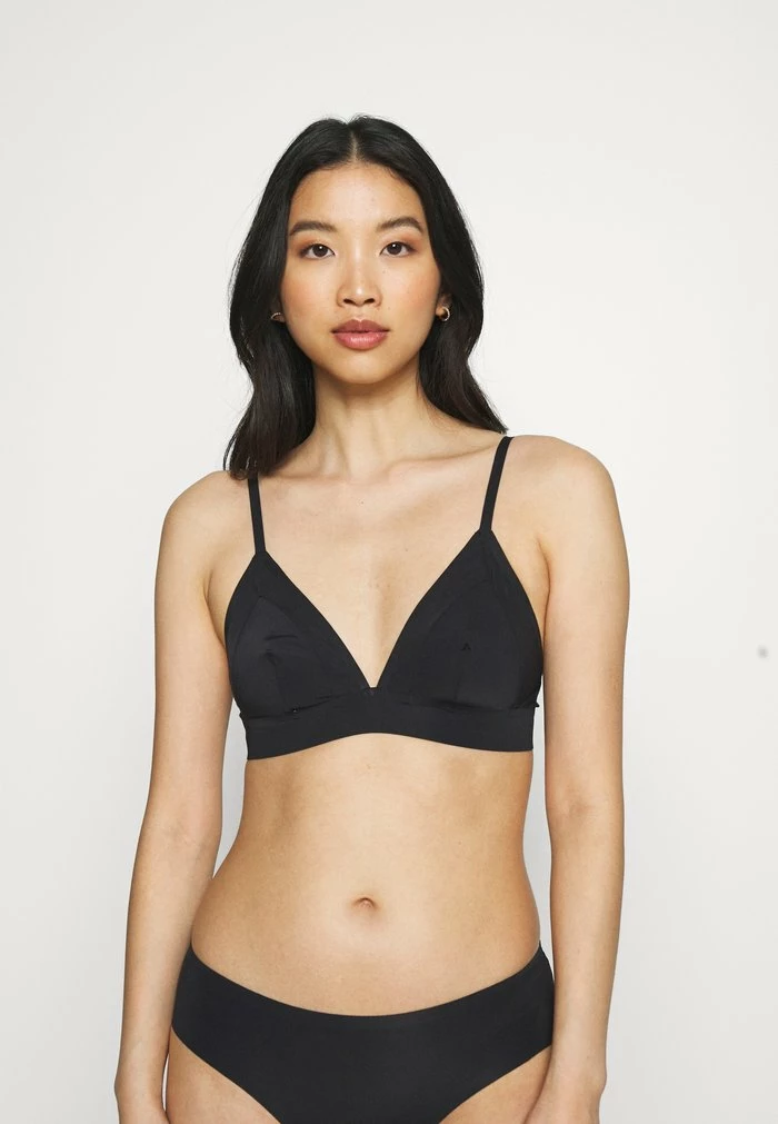 RECYCLED MESH BRA - Triangle bra - black