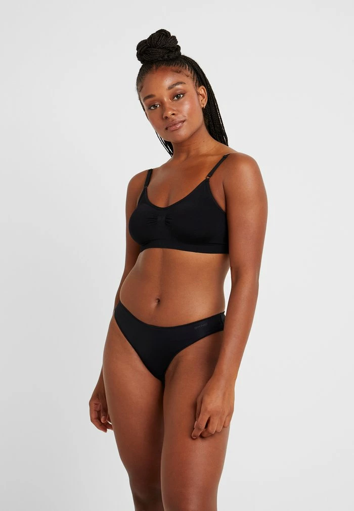 COMFORT BRA SPAGHETTI STRAPS - Bustier - black