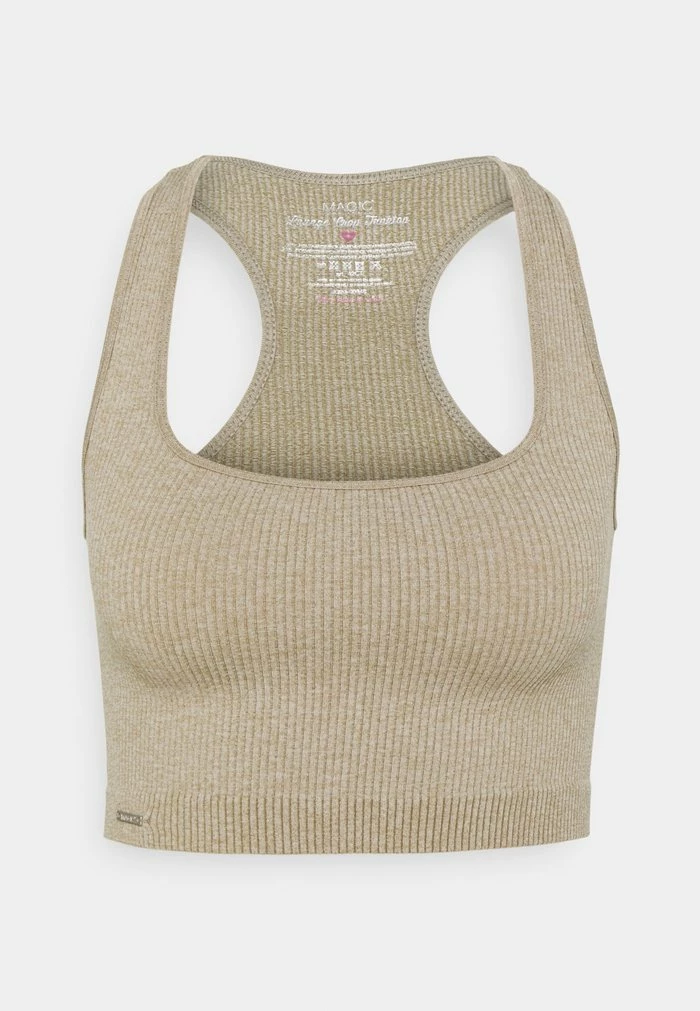 LOUNGE CROP - Bustier - sand